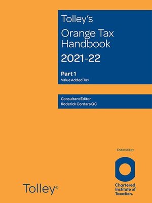 cover image of Tolley's Orange Tax Handbook